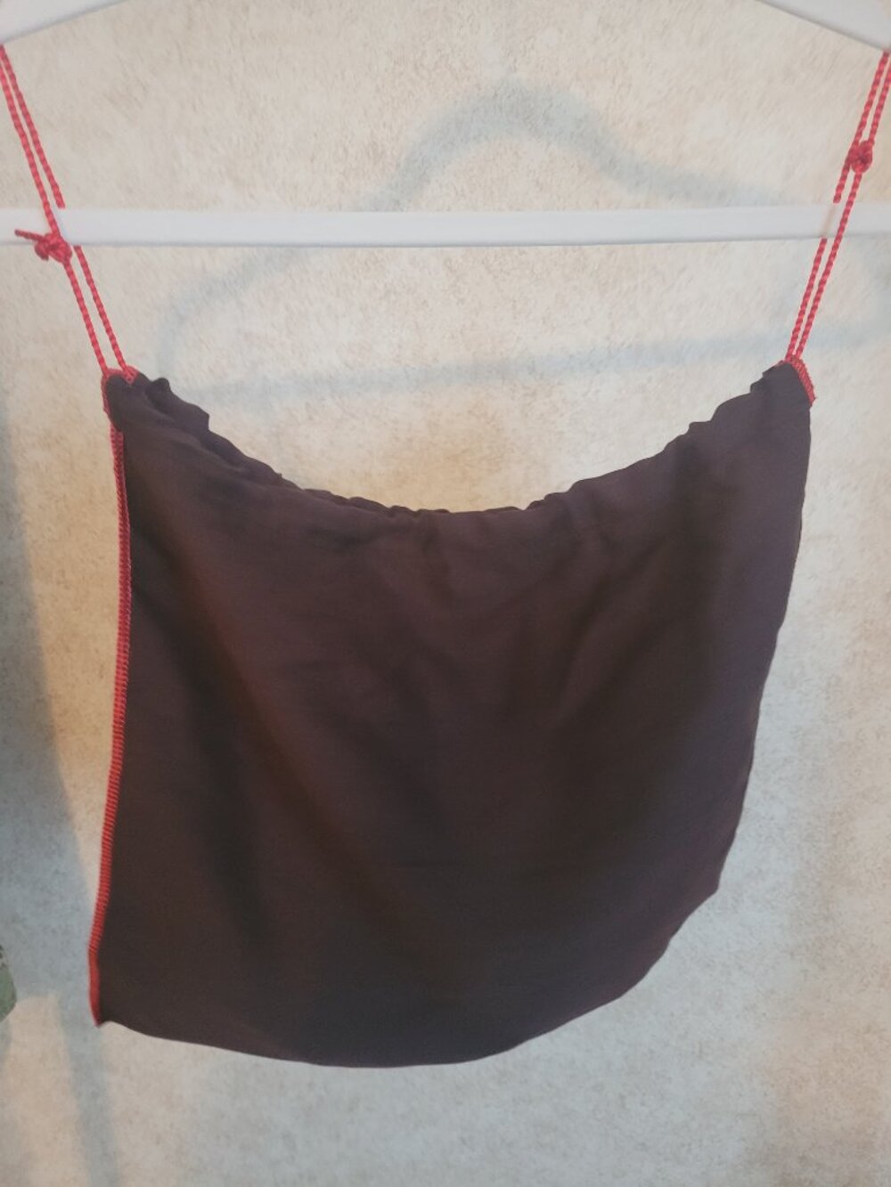 Coach Dust Bag Brown with Red - Picture 10 of 11